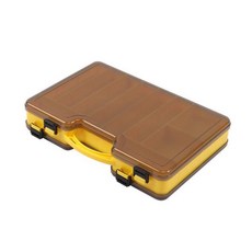 蒸無利潤釣魚釣具箱, 04大號雙層透明黃