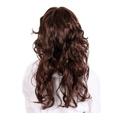 PARTYHAE 性感波浪派對假髮, 深棕色, 1個