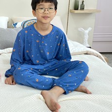 男童款角色桃皮絨睡衣套裝