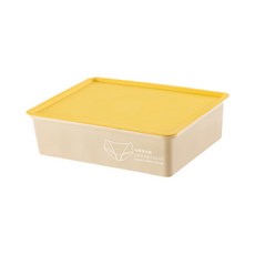 L.Elliving 分隔器內衣襪子存儲者 10 個隔層黃色, 1個