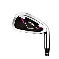 PGM Golf VICTOR 女士高爾夫入門 7號鐵桿 碳纖維桿身, L, 28度