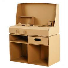 Hae Sol廚房廚房狀況遊戲著色紙玩具, 棕色