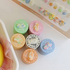 Mostive 蛋糕凝膠美甲組 6入, 混色, 1套