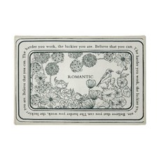 北歐復古風橢圓形地墊, 浪漫