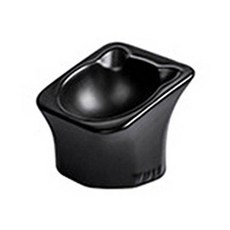 반려동물 급식볼 S, 블랙, 1개