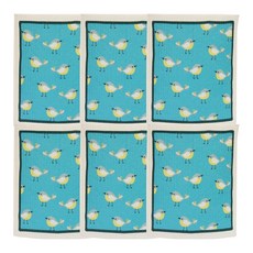 Ob&Ob吸水型圖案抹布 麻雀 YJ14, 6個