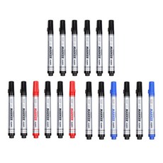 lifin 基礎色油性魔法18p套組, 黑色、藍色、紅色, 1套