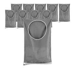 빌드온 욕실 빨래 세탁망 기본형, 블랙, 10개