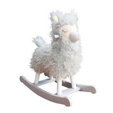 리틀버드톨드미 유아용 리오 라마 흔들말, 그레이, 1개