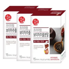 SONGWON 普洱茶粉, 1.3g, 15包, 3盒