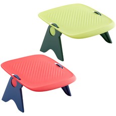 Selection 蹺蹺板式鞋架 鞋子整理 紅色 + 綠色組合, 1套