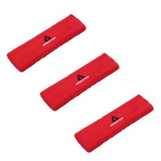 NEWTOP 運動止汗頭帶 3入, 紅色