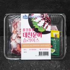 오션스코리아 쫄깃쫄깃 데친 문어슬라이스, 250g, 1개