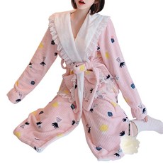 高級浴袍 XL + 沐浴球套組 YP57, 款式2(浴袍), 白色(沐浴球), 1套