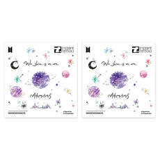instant tattoo 防彈少年團紋身貼紙, Mikrokosmos, 2入