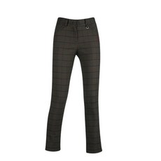 Luxgolf 女士格紋跨度高爾夫球褲 YD1A221