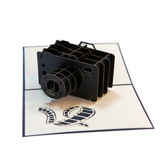 Leeum Dream 3D立體相機彈出卡片, 黑色, 1個