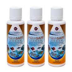 UPAqua 아쿠아 세이프 물갈이액, 3개, 150ml