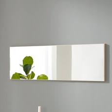미소아이 벽걸이 문걸이 더심플 전신거울 400 x 1220 mm, 내추럴