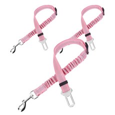 Broopic車用寵物安全帶, 粉色的, 3個