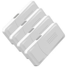 파라디 간편형 안전 잠금 장치, 4개, 화이트