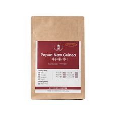 DUTCH&BEAN COFFEE 單一產區 巴布亞紐幾內亞 庫馬山 烘焙咖啡豆, 原豆(未研磨), 200g, 1個