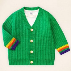 mollimelli 兒童款Because針織開襟衫