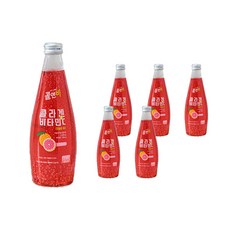 HI SEVEN 喝起泡油菜和 B 粉紅葡萄柚蘇打水, 6個, 375毫升