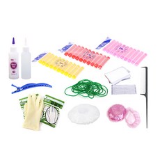 ppokkoppokkodacom自用燙髮用品全組 Magic Rods燙髮組, 混色, 1套