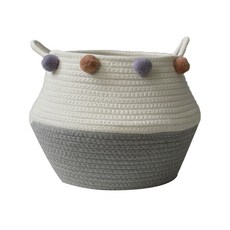 Ddanine Foret 毛球多用途收納籃 大 BGN129, 灰色, 1個