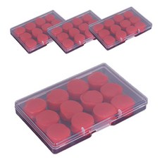 JR.U矽膠變形耳塞 紅色 12個入, 4套