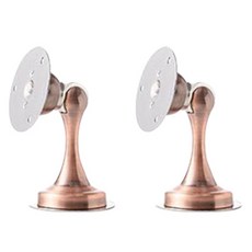 磁吸式門擋 紅棕色, 2個