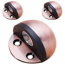 橡膠磁吸式門擋 銅色, 3個