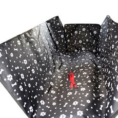 寵物汽車後座防水墊, 01 黑星, 1個