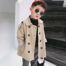 Misopapa 孩童肩章風衣