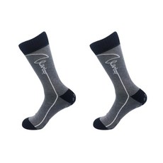 NEWTOP 男款止滑無痕高爾夫球襪 2雙, 灰色的