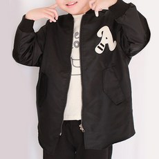 兒童A字長版外套