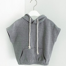 兒童款時尚版型連帽背心