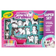 Crayola 繪兒樂 豪華寵物沐浴玩具組, 混色