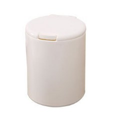 메이크미 면봉 클립 삔 잡화 다용도 미니 수납함 원형, 1개