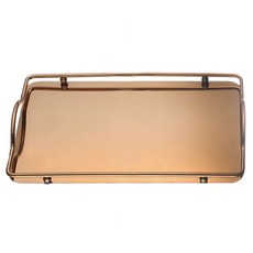 The Best豪華風格不鏽鋼方形托盤, 玫瑰金