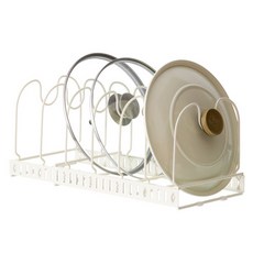 鍋蓋收納架, 白色的