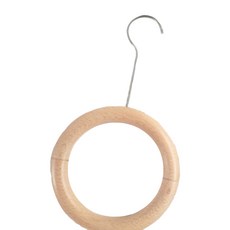 우드 링 다용도 옷걸이 대형, 혼합색상, 1개