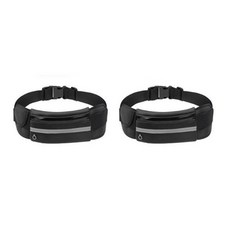 Bro Pic多功能跑步腰帶 2入, 黑色的