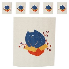 Ov&Ov紙漿材質圖案抹布箱 YJ108, 6個