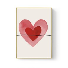 뷰넷 미니멀 물감 그림액자 YBW9203-C, 골드