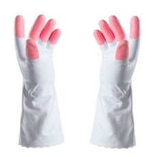 橡膠手套 左右組 S 7.2~8.2cm KMY21083005, 粉色, 1組, 小(S)