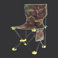 어크로스 레저 사각 낚시 의자 PJE05, 카모플라쥬