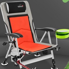 어크로스 유럽형 다목적 접이식 낚시 의자 PJE16, 오렌지, 1개