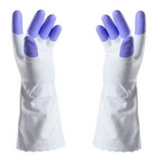 고무장갑 좌우 세트 L 9.4~10.4cm KMY21083005, 퍼플, 1세트, 대(L)